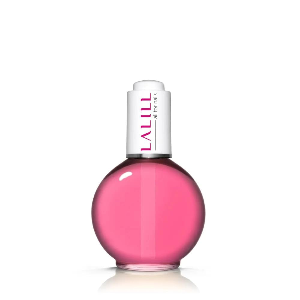 LALILL Nail Cuticle Oil 75Ml - Himbeere Nagelpflegeöl - Nagelöl Pflege Für Nägel Nagelhaut - SPA Maniküre Naildesign Hände - Vegan - Mit Pipette