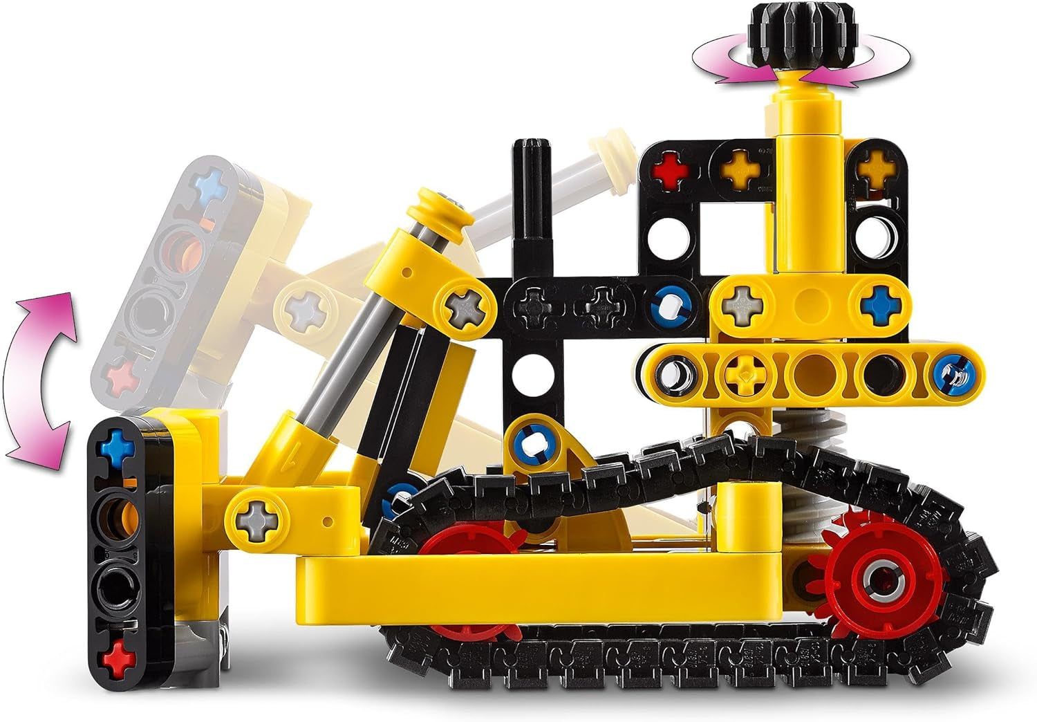 Stavebnice těžkého buldozeru LEGO Technic Buldozer Přidejte na své staveniště Stavební hračka pro děti Technický dárek pro chlapce a dívky 7 let 42163 Stavebnice Besuche den LEGO-Store