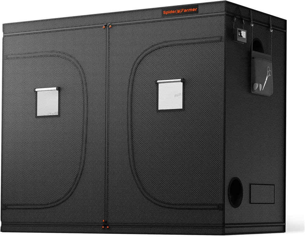 Pěstební stan Spider Farmer Pro 70x140x200cm s rolovacími dveřmi, pozorovacím oknem, odnímatelným podlahovým panelem, tkanina Mylar 2000D, pro vnitřní hydroponii s SF4000, G4500, SE4500