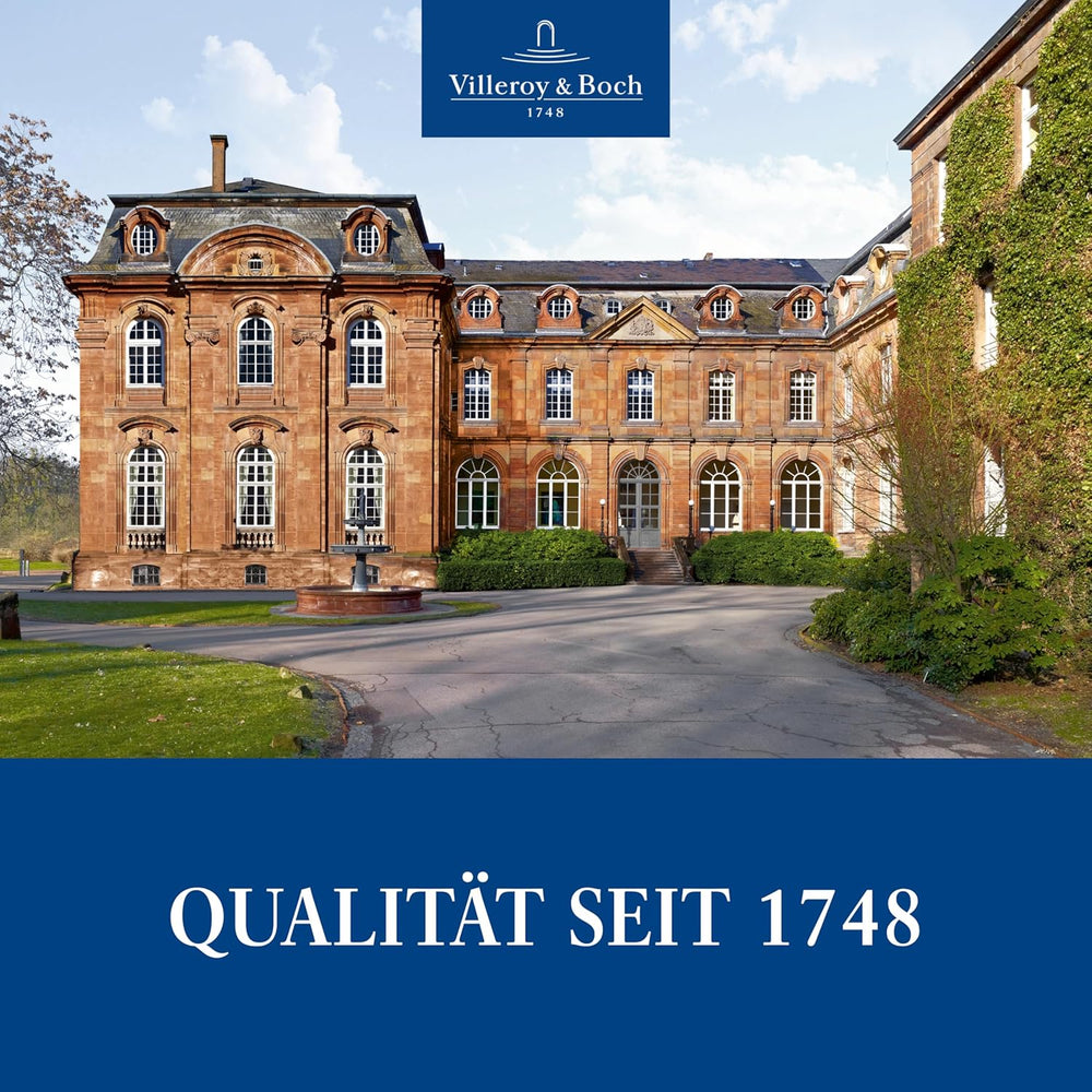 Villeroy & Boch – Set de veselă Toy's Delight Royal Classic cu 12 piese, alb, potrivit pentru mașina de spălat vase și cuptorul cu microunde, farfurii, set de veselă pentru 4 persoane, veselă de Crăciun, jucării, porțelan premium