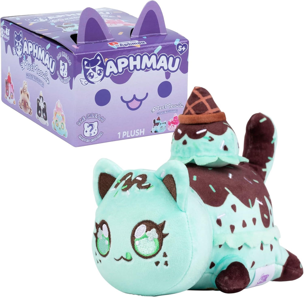 Aphmau - 15 cm Mystery Meemeows Plush - Ice Cream Akční figurky Naty Shop