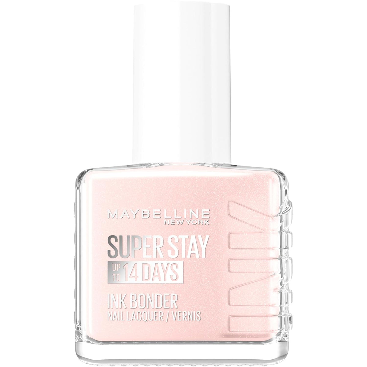 Maybelline New York Super Stay Ink Bonder 078 Porcelain - dlouhotrvající lak na nehty pro silné nehty a intenzivní barvu, 12,3 ml
