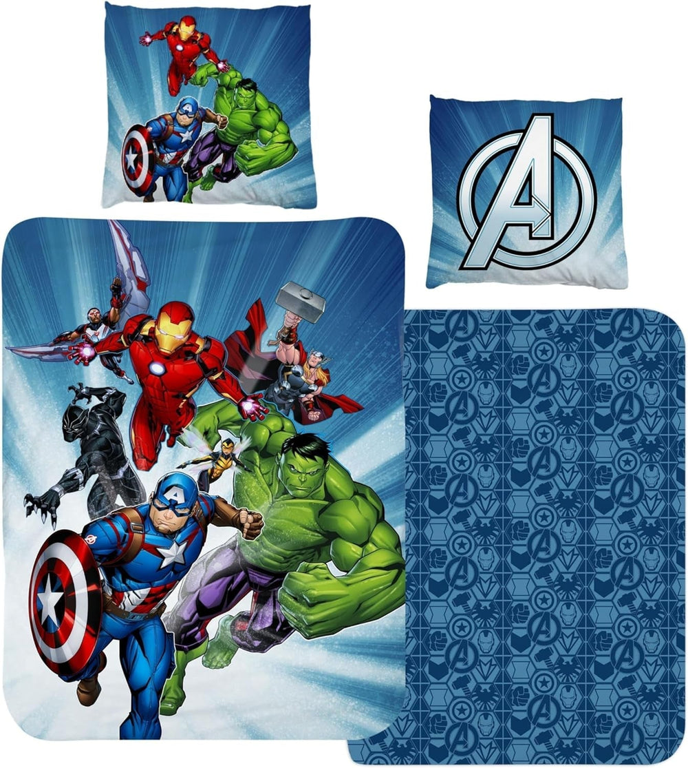Dětské povlečení, různé kreslené postavičky, 100% bavlna Povlečení - dětské Naty Shop Avengers