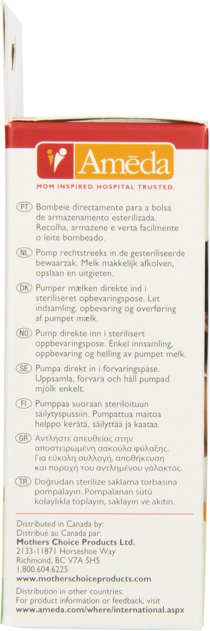 Sáčky na mateřské mléko - 40 kusů Potraviny a doplňky pro kojení Bebe Naty Shop