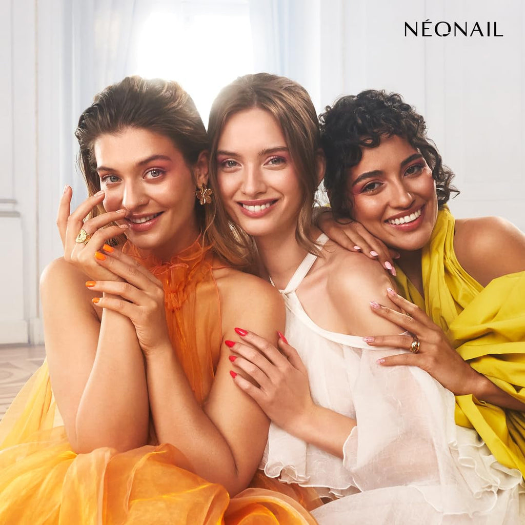 NÉONAIL Nail Art Flowers Set - Trockenblumen - Getrocknete Blumen - Nageldesign Zubehör - Nageldekorationen - Getrocknete Blüten - Nail Decoration - Gelnägel Zubehör - 3 Farben - Rosa, Lila, Orange