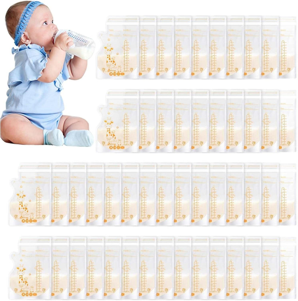 Vinabo 50 Stück Muttermilchbeutel, 250 ml Bpa-Free Skladovací sáček Muttermilch, Milchbeutel Für Muttermilch Mit Ausgießer Für Das Stillen, Selbststehender, Kann Eingefroren Werden, Vorsterilisiert Příslušenství Jídlo a kojení Baby Naty Shop