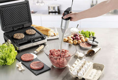 CASO HB 2400 Pro Xl-Design Stabmixer Inkl. Zubehör, Kraftvoller Stabmixer Zum Mixen, Rühren, Quirlen, Pürieren, Zerkleinern, Extra Langer Edelstahlstab (29Cm), Leistungsstarke 24 000 U/Min Matka a dítě Naty Shop