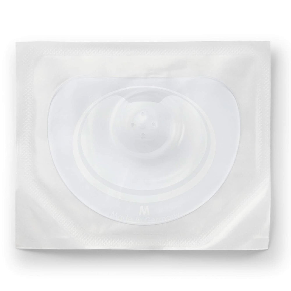 NUK Stillhütchen | Brusthütchen Zum Stillen | Schützt Vor Wunden Brustwarzen | Dünnes Silikon | Größe M (20 mm) | Včetně Schutzdose | 2 Stück Dětská výživa a doplňky ke kojení Naty Shop