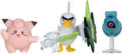 Pokémon PKW3057 Set de figuri de luptă-Piepi, Tanhel, Lauchzelot Action figures Naty Shop