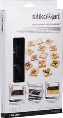 Silikomart - VOILA 'COOKIE' - VACANȚĂ DE IARNĂ - PUZZLE BRAD DE CRĂCIUN PENTRU FURSECUȚI