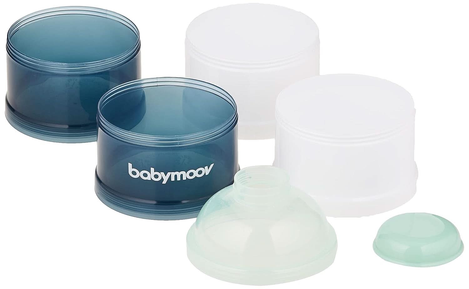 Babymoov Milchpulver-Portionierer, Arctic Blue, 4 Fächer Příslušenství Jídlo a kojení Bebe Naty Shop