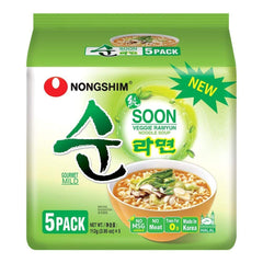 NONGSHIM – Soon Veggie Ramyun instantní nudle – 6 x 112 g – více balení