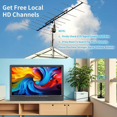 Televizor LED HD de 14 inch, televizor mic cu intrare HDMI, tuner digital încorporat/HDMI/USB/DC-12IN pentru dormitor, bucătărie, rulotă – telecomandă inclusă