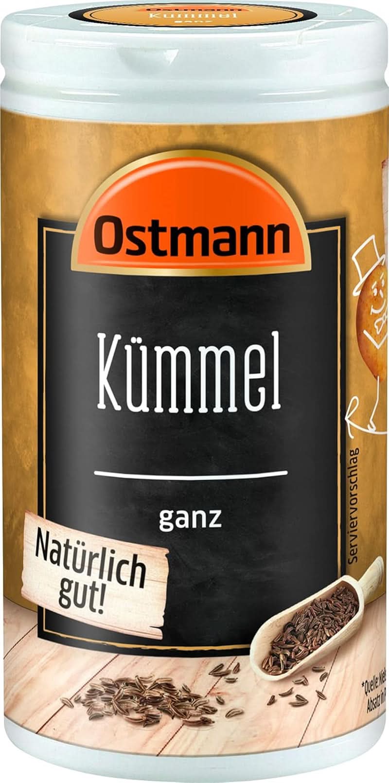 Ostmann - Celý kmín, 35 gramů Condimente Naty Shop