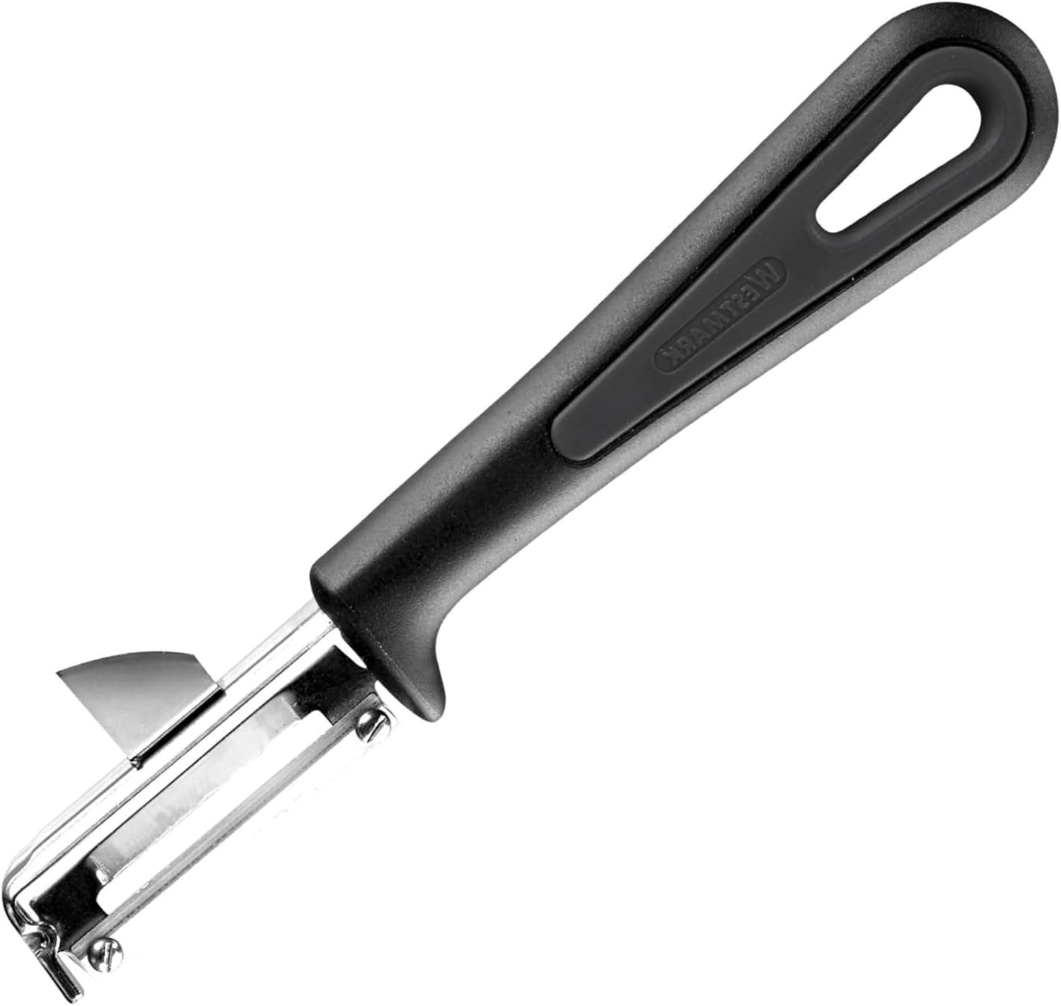 Westmark 29092270 Sparschäler Gallant, Pp/Tpe/Edelstahl, Schwarz / Rot, 16,5 X 3,7 X 2 Cm Škrabka Naty Shop Gentle (pro leváky)