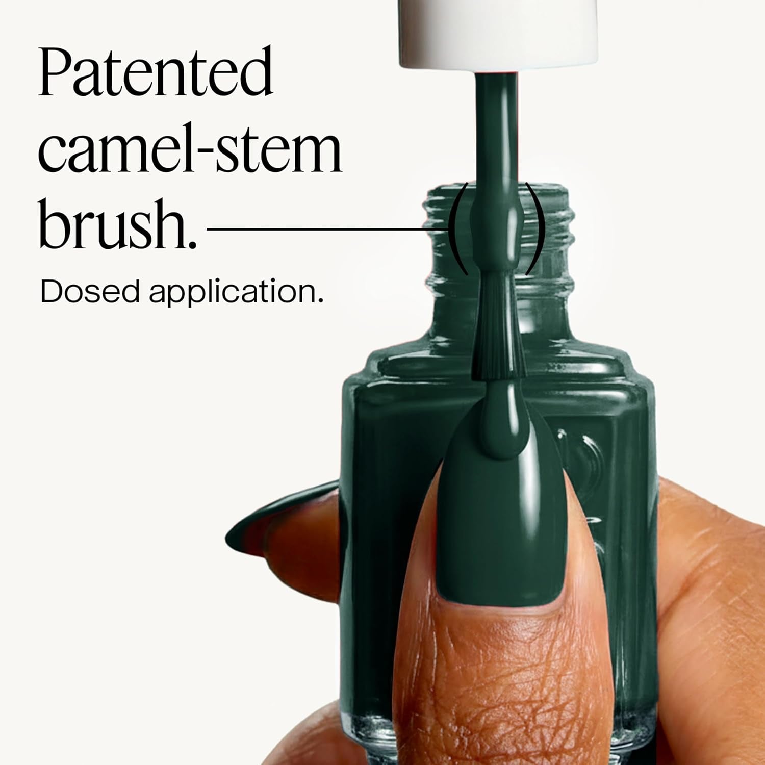 Oja Essie cu finisaj cremos pentru unghii intens colorate, nr. 823 willow in the wind, verde, 1 x 13,5 ml