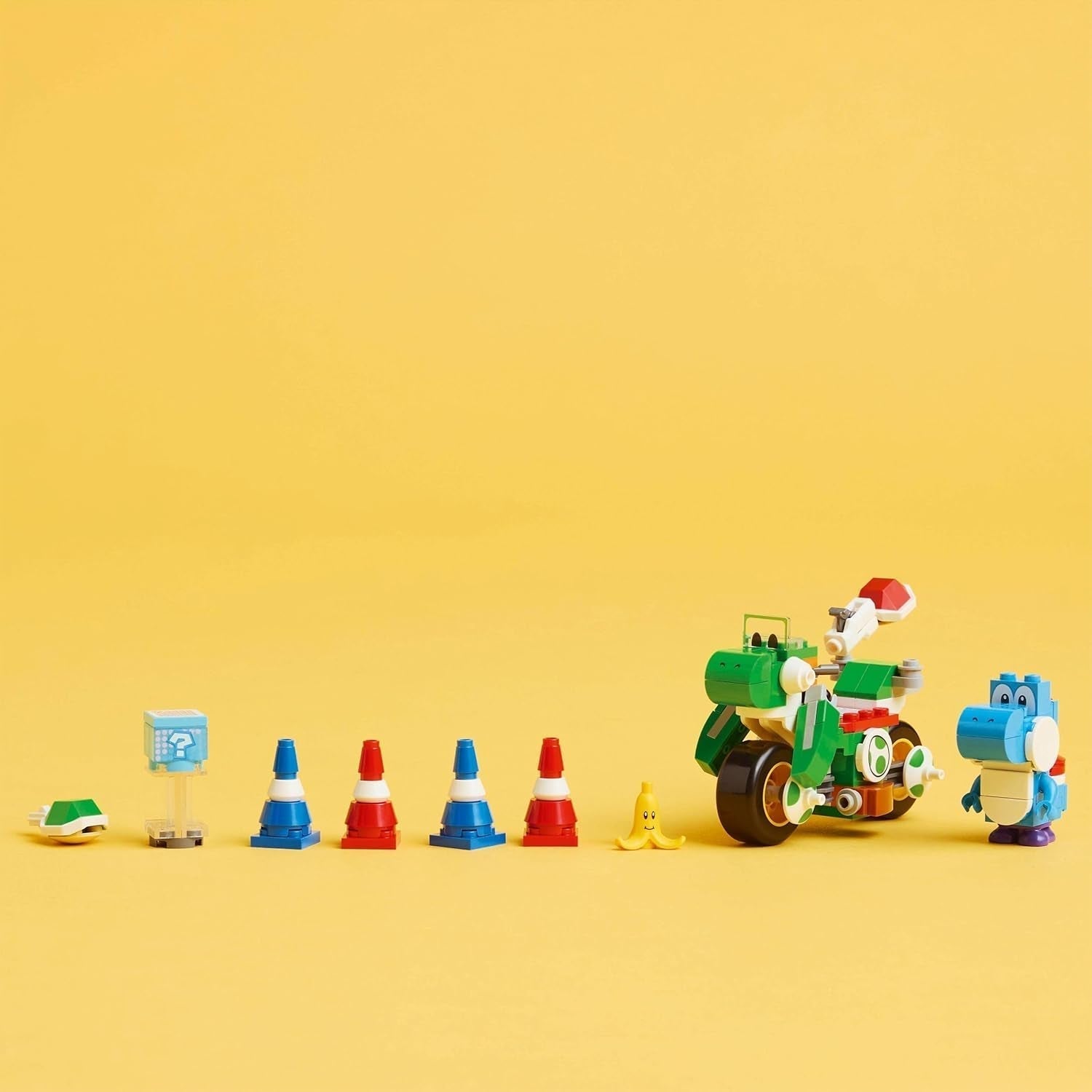 LEGO Super Mario: Mario Kart – kolo Yoshi, sběratelská sada Nintendo Adventure, dárek pro děti, chlapce, dívky a hráče 7+, sada figurky Yoshi 72031 Stavebnice Besuche den LEGO-Store