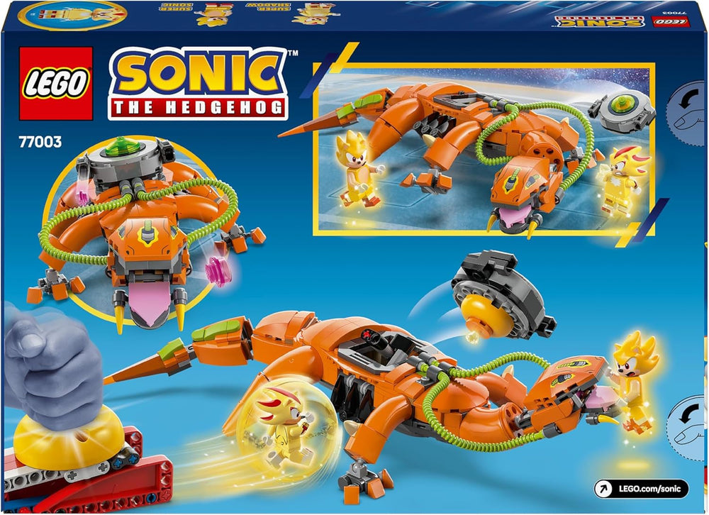 LEGO Sonic the Hedgehog Super Shadow vs. Biolizard, hračka pro hráče, dárek pro chlapce a dívky, sběratelská sada her pro děti a fanoušky videoher, s figurkami postav 77003 Stavebnice Besuche den LEGO-Store