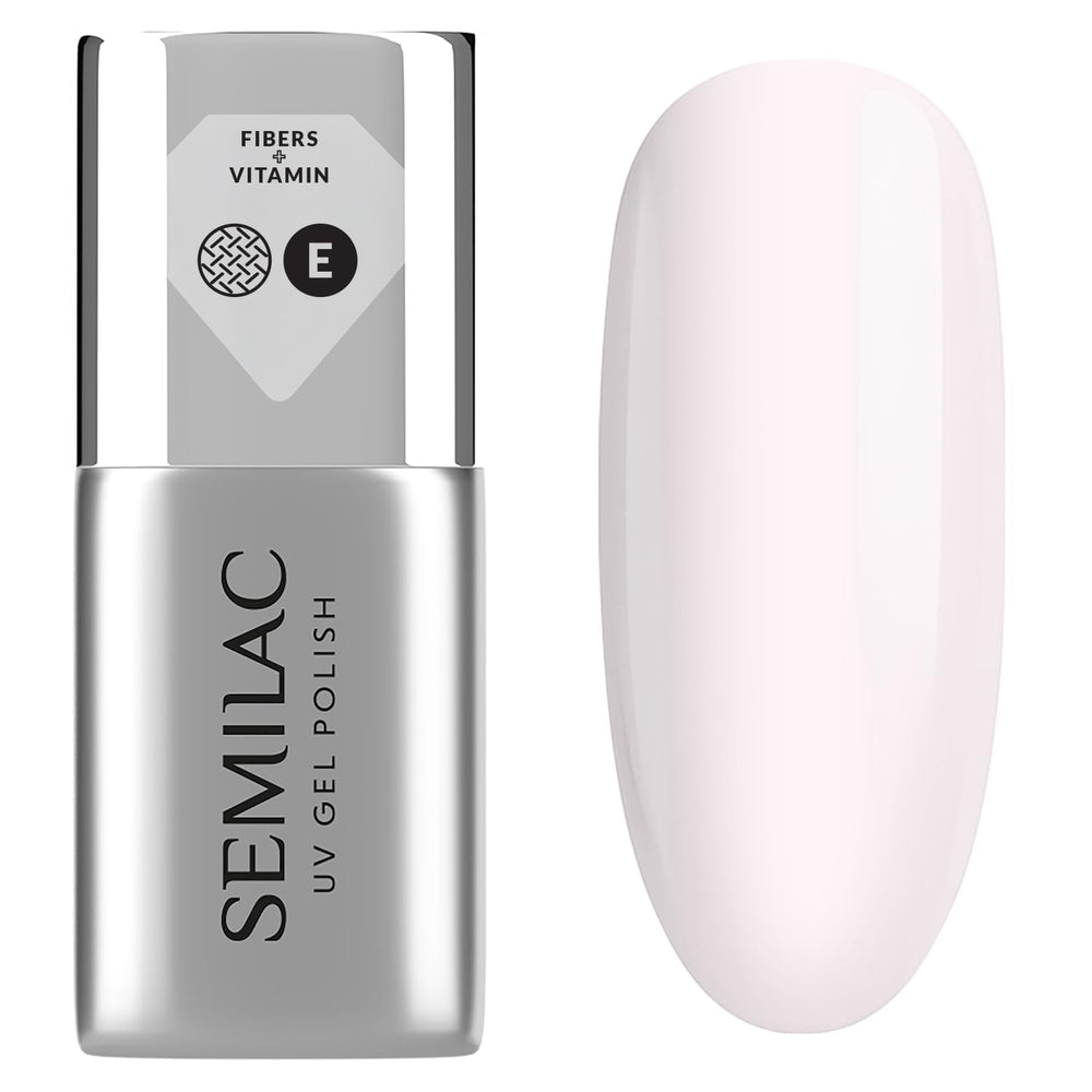 Semilac Pure & Clean UV báze pod lak na nehty 7ml – Samonivelační hybridní báze pro citlivé nehty