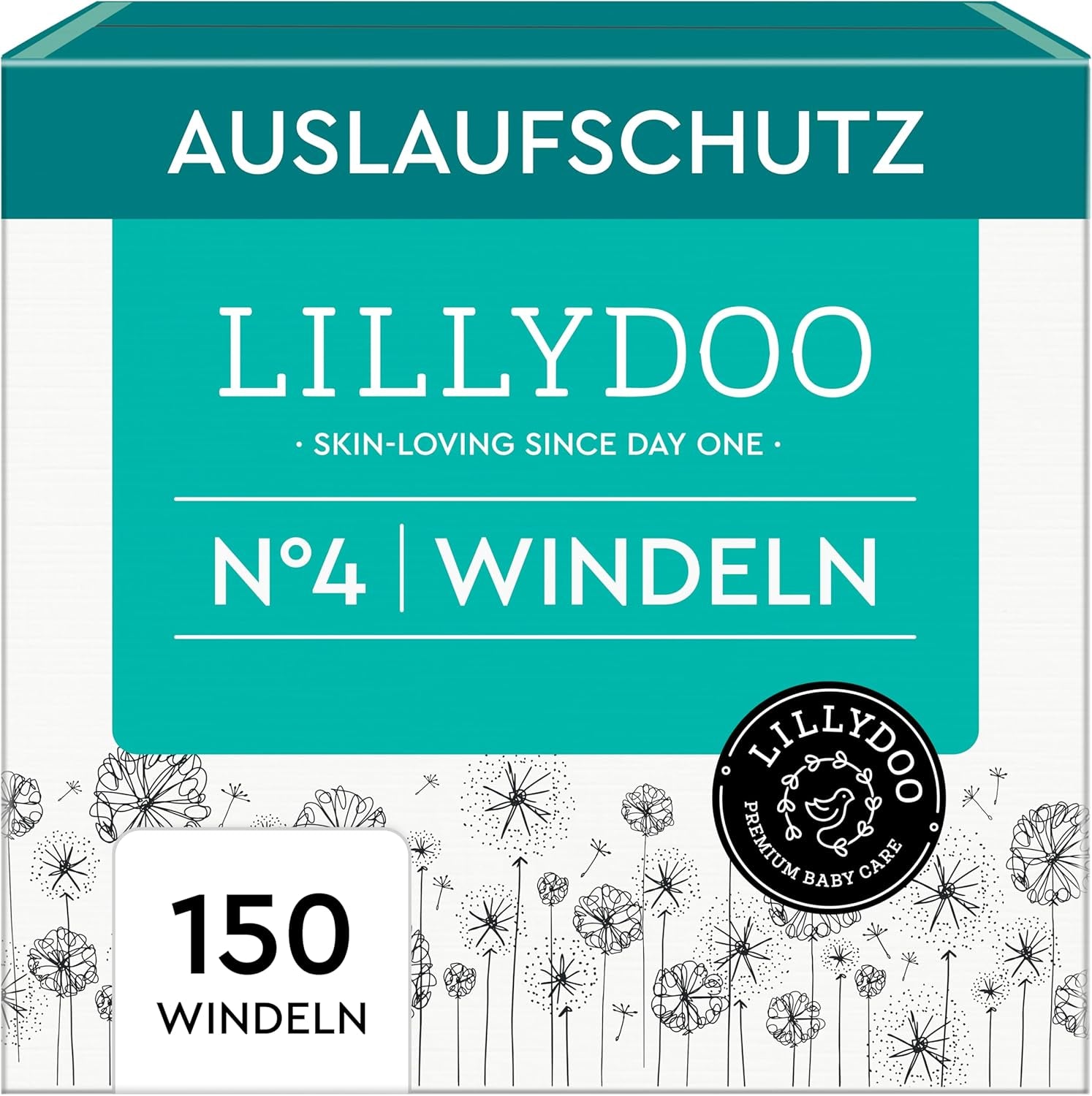 Dětské plenky LILLYDOO šetrné k pokožce – velikost 3 (6–10 kg), 29 kusů, spolehlivá ochrana proti vytečení, měkké, bez parfemace a bez mléka pro citlivou pokožku, dermatologicky testováno