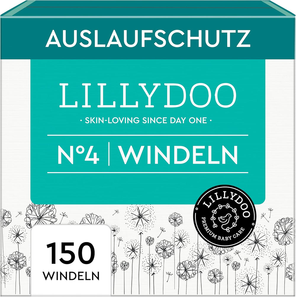 Dětské plenky LILLYDOO šetrné k pokožce – velikost 3 (6–10 kg), 29 kusů, spolehlivá ochrana proti vytečení, měkké, bez parfemace a bez mléka pro citlivou pokožku, dermatologicky testováno