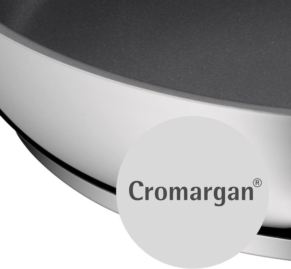 WMF Devil 2dílná sada pánví, indukční pánev 24, 28 cm, nerezová ocel Cromargan, keramický povrch, hrnce a pánve vhodné do trouby Naty Shop