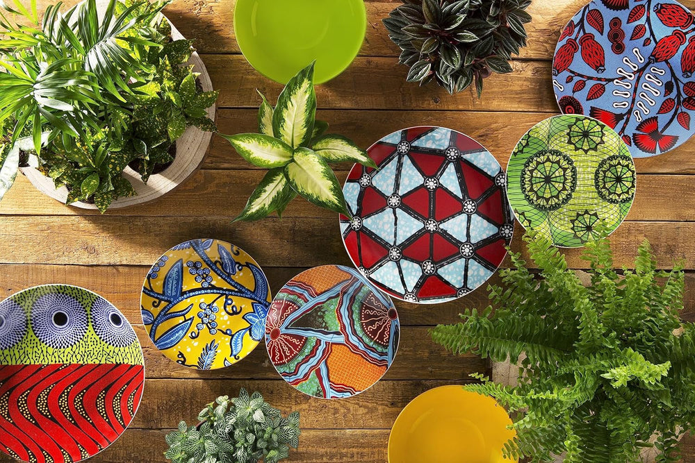 Sada nádobí Excelsa Africa 18 kusů, porcelán a keramika, vícebarevný Naty Shop