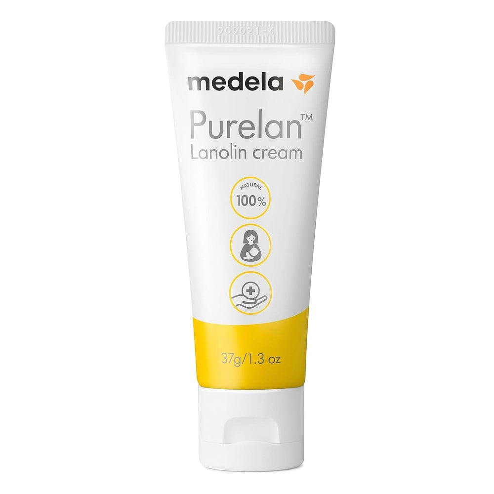 Medela Purelan 37G Lanolin Nipple Cream - crema pentru mameloanele dureroase și pielea uscată, 100% naturală, hipoalergenică Accesorii Hrana si Alaptare Bebe Naty Shop