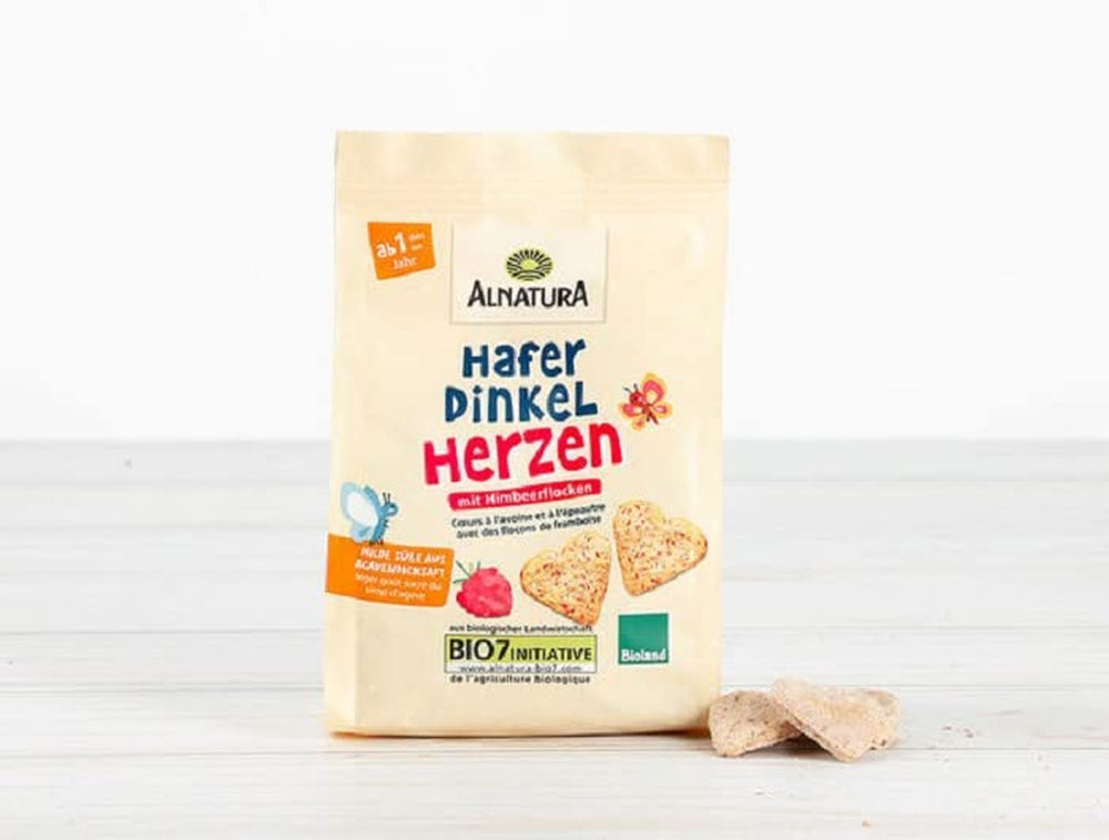 Bio ovesné a špaldové srdce, od 1 roku, 125 g