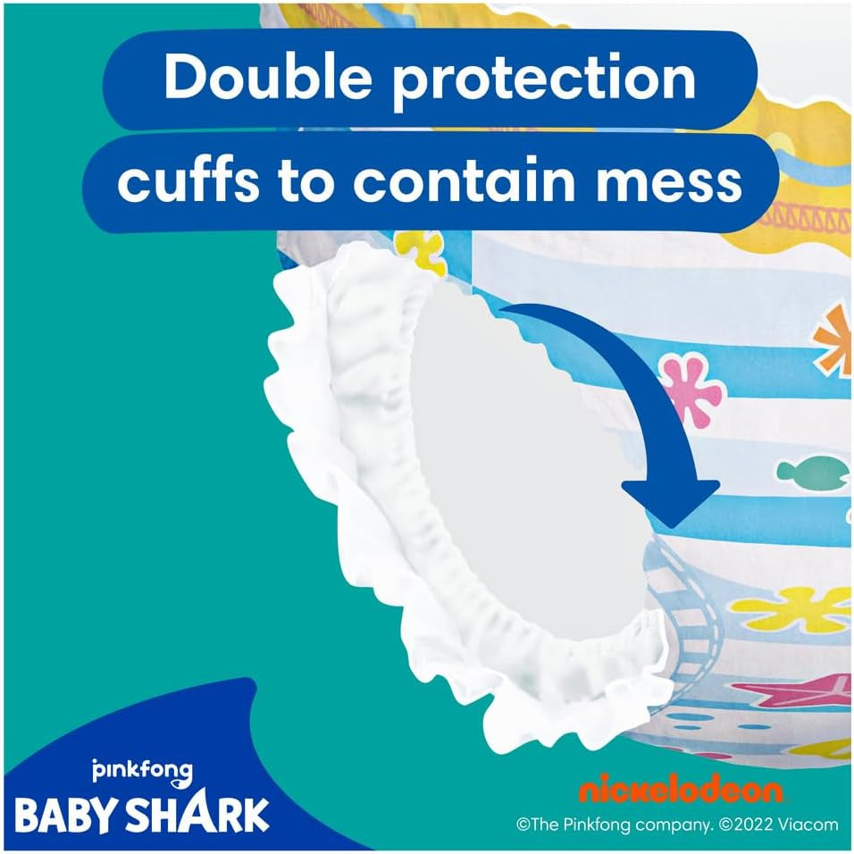 Pampers (stará verze), Splashers Jednorázové koupací šortky – Velikost 5/6 (14 kg+) – Krabice 8 balení po 10