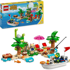 LEGO Animal Crossing Käptens Island výlet lodí, kreativní hračka pro děti se 2 minifigurkami ze série videoher včetně Huschke, dárek pro dívky a chlapce od 6 let 77048 Stavebnice Besuche den LEGO-Store Single