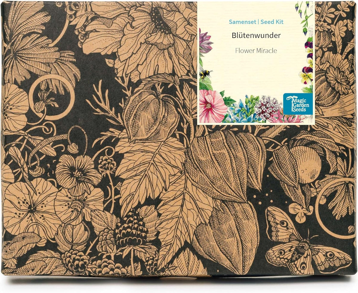 Magic Garden Seeds - Semen-Geschenkset Blütenwunder mit 6 prächtigen alten Blumensorten für den Bauerngarten - Blumensamen alte Sorten - Blumen Samen - Garten Geschenk