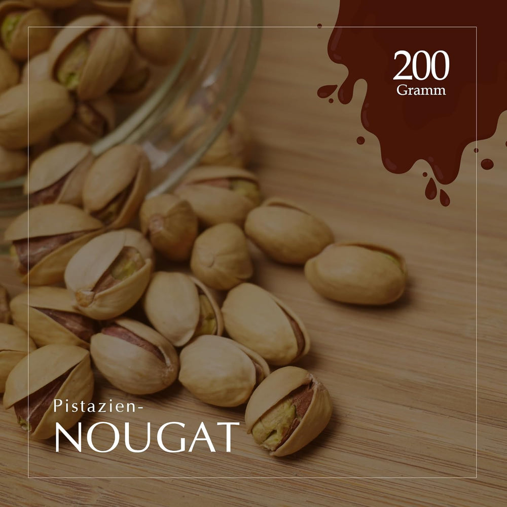 Řemeslné čokoládové pistáciové turrón, 200 g, krémová textura, špičková kvalita, jemné ingredience, autentická chuť, nejdražší turrón na světě