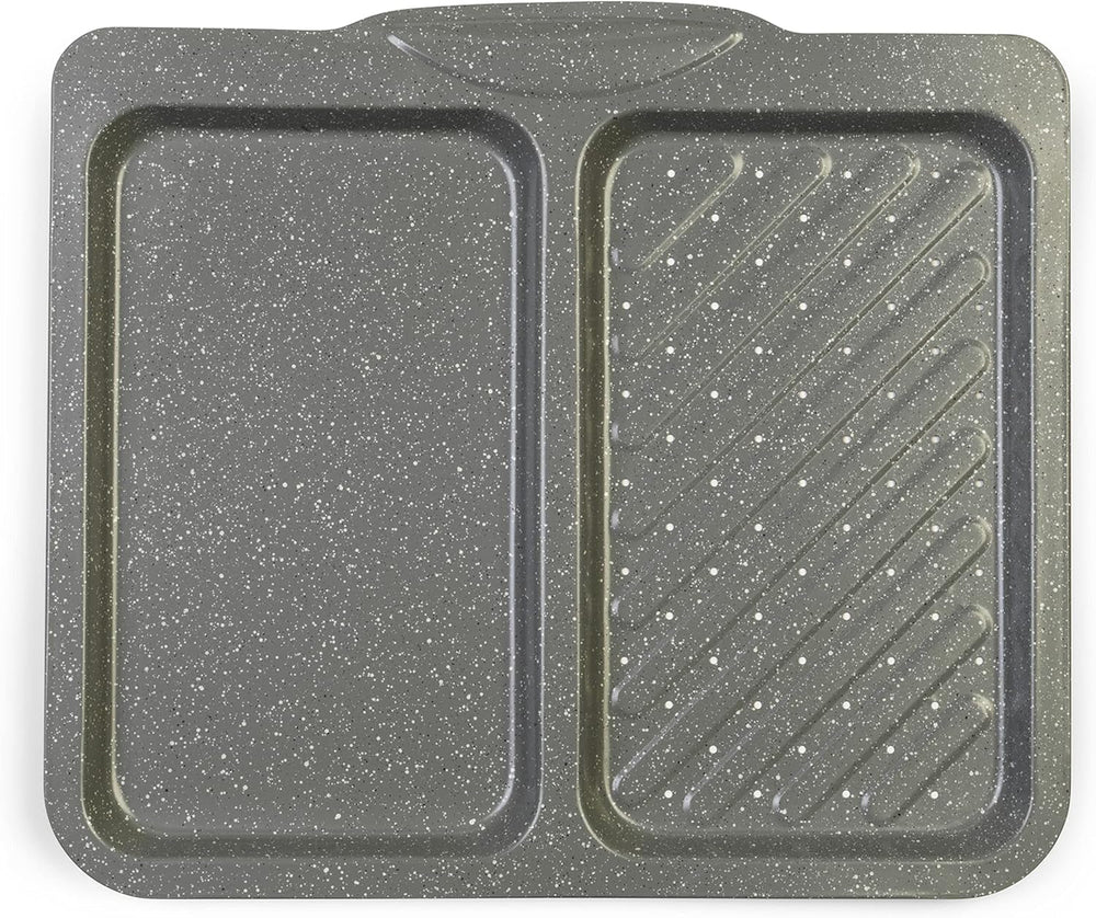 Salter, pekáče, různé tvary a velikosti, šedé formy a pekáče Naty Shop Geteiltes Backblech