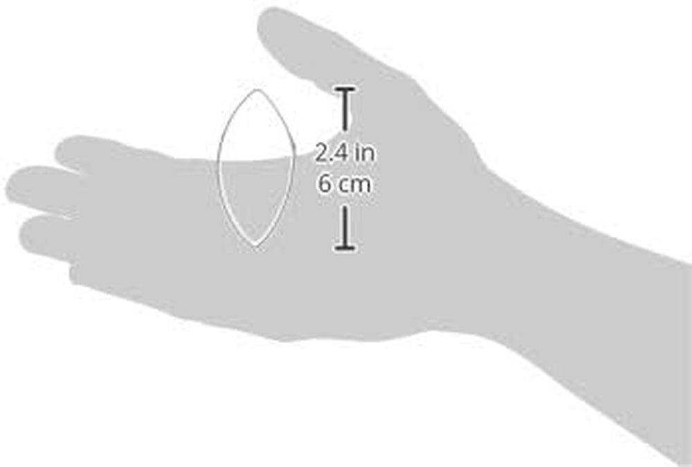 Formă de biscuiți Städter, oțel inoxidabil, set de 3 ovale, 6 cm, argintii