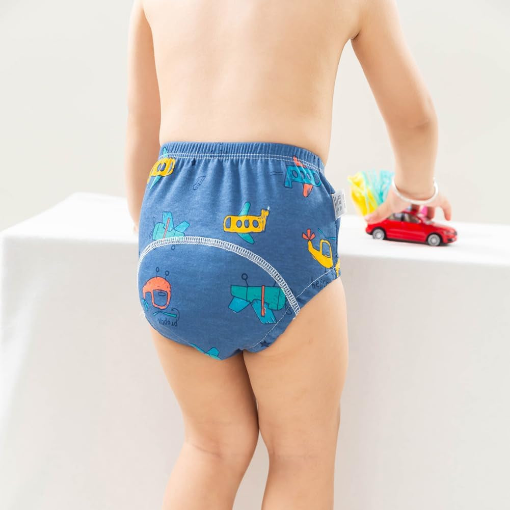 Kalhoty na nočník, naše děti Kalhoty na nočník (2-3 roky, 7 kusů, barva: vícebarevná, velikost S)