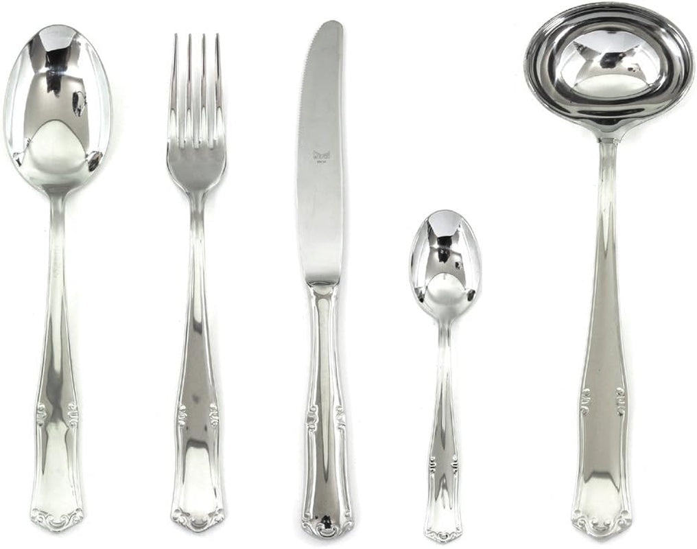 Sada příborů Bavaria Moka, nerez, stříbrná barva, vhodné do myčky Kitchen Naty Shop 30 kusů