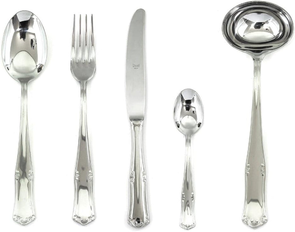 Sada příborů Bavaria Moka, nerez, stříbrná barva, vhodné do myčky Kitchen Naty Shop 30 kusů