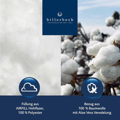 Plapumă Billerbeck S20 Superlight - Plapumă de vară - 135 X 200 Cm - Plapumă de vară ușoară - AIRFILL® - fibră goală, 100 % poliester, alb Plapumi si pilote Naty Shop