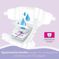 Plenky Bella Baby Happy Premium, velikost 6, Junior Extra, 15+ kg, 96 kusů, pečeť DERMATEST a OEKO-TEX, Jednorázové dětské plenky