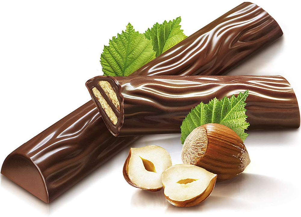 Velké balení Ferrero duplo – Čokoládové tyčinky s jemným nugátovým krémem, křupavou oplatkou a jemnou mléčnou čokoládou – Karnevalové a Mardi Gras sladkosti – 15 balení po 18 jednotlivě balených tyčinkách