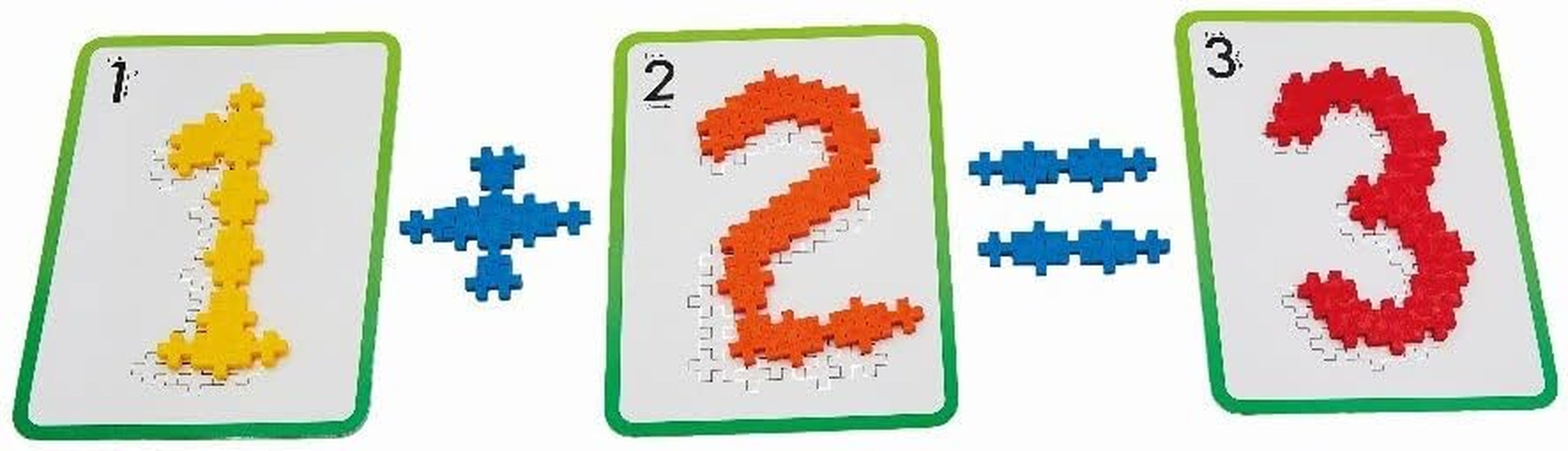 Plus-Plus 9603909 Geniales Konstruktionsspielzeug, Naučte se stavět, ABC & 123, Kreativ-Bausteine, 600 Teile
