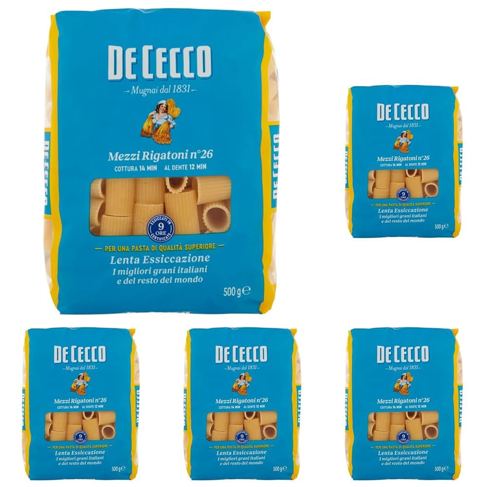 Těstoviny Mezzi Rigatoni, balení 1 ks (1 x 500 g)