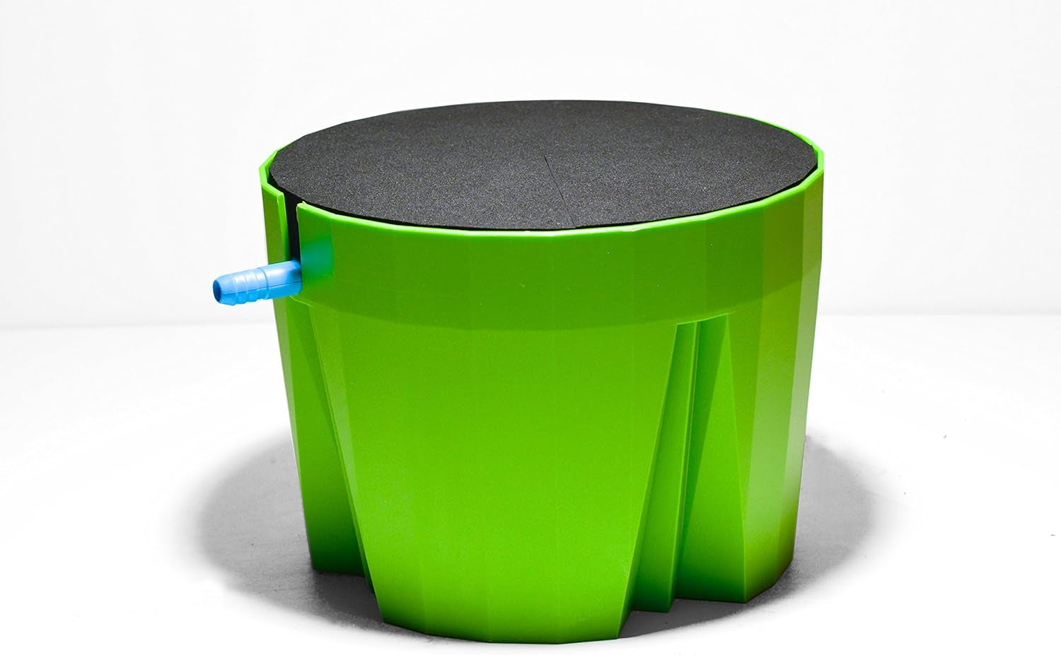 Hydro Farmer, 19dílná sada květináčů Ø 18 cm (zelená), pěstební systém včetně 4 květináčů, 4 zavlažovacích kruhů, 4 poklic, sady adaptérů a 2 m hadice, hydroponie, aeroponie