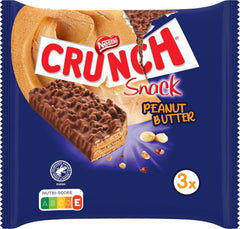 Nestlé tyčinky s arašídovým máslem Crunchy arašídové máslo Cereální čokoládová tyčinka 9 balení (3 x 31 g každá)