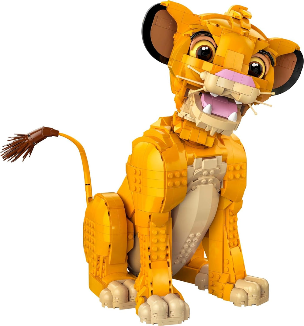 Lego Ç€ Disney Simba, mladý lví král, stavebnice do sbírky s kreativními figurkami zvířat, relaxační aktivita pro dospělé, tip na dárek pro ženy 43247 Stavebnice Besuche den LEGO-Store