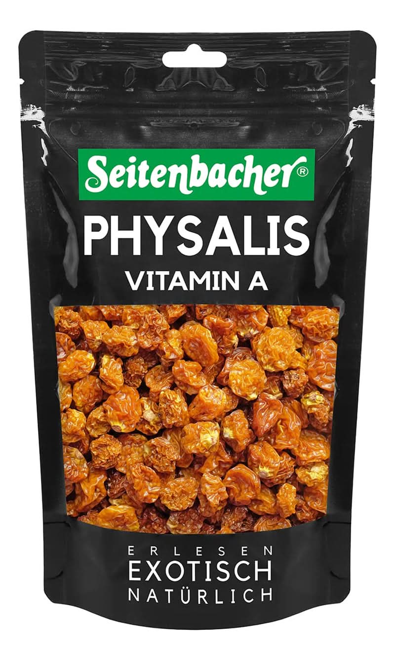 Seitenbacher, Physalis, 200 gramů dehydratovaných produktů Naty Shop