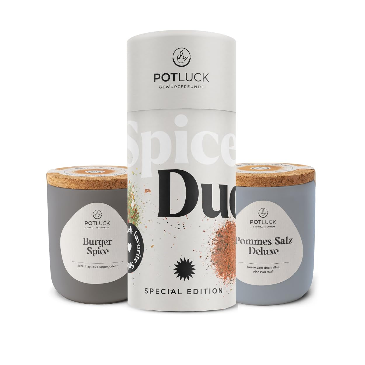 Potluck | Feta Gewürz | Gewürzmischung im Keramiktopf | 50 g | Přirozená inhalace