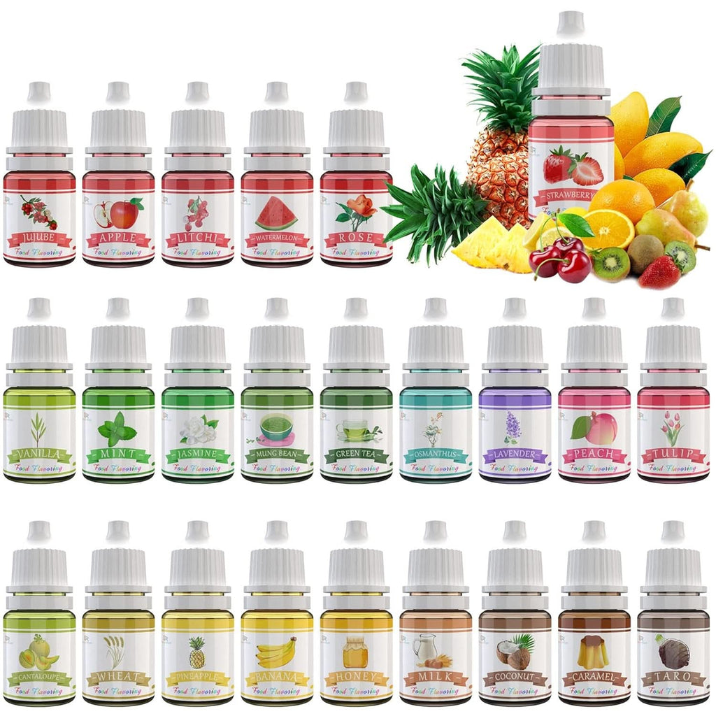 Set 24 arome alimentare concentrate, 24 x 6 ml Arome Naty Shop Default Title