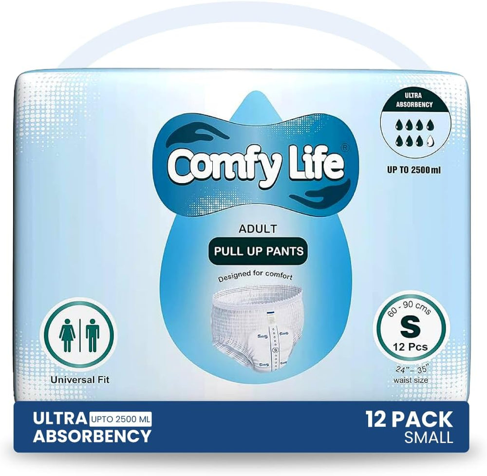 Prémiové inkontinenční kalhotky pro dospělé, vysoká savost, velikost S, 12 kusů